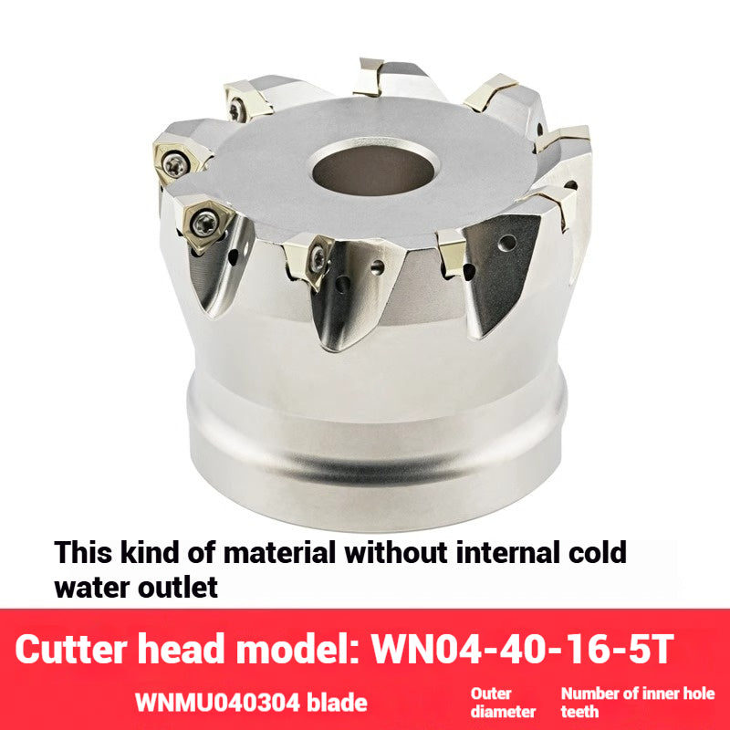 1054-90 degree fast feed WNE heavy cutting MFWN right angle milling cutter shank WNMU040304 double-sided hexagonal milling cutter blade Shandong Denso Pricision Tools Co.,Ltd.